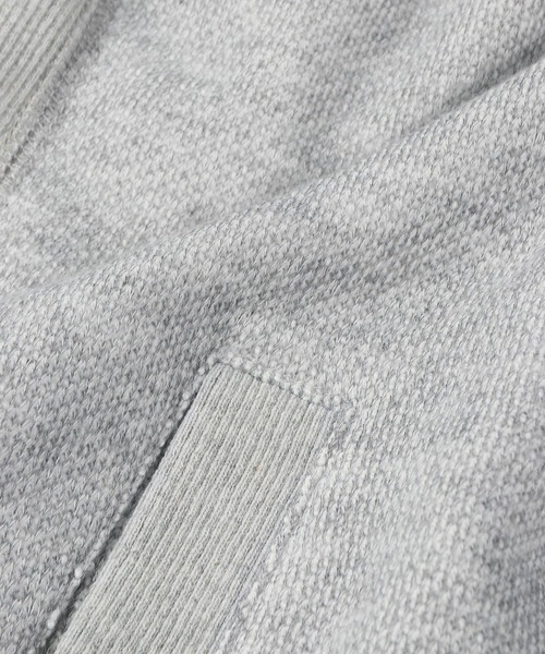 The DUFFER of ST.GEORGE(ザダファーオブセントジョージ)の「STAND COLLAR FULL ZIP TOPS:スタンドカラー フルジップ トップス(スウェット・メンズ・ライトグレー・MEDIUM/LARGE/X-LARGE)」の10枚目の写真