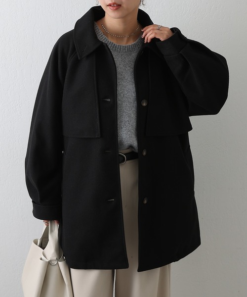 COLONY 2139（コロニートゥーワンスリーナイン）の「2WAYカラーミドルコート（トレンチコート・レディース・アイボリー/ブラウン/ブラック・FREE）」の12枚目の写真