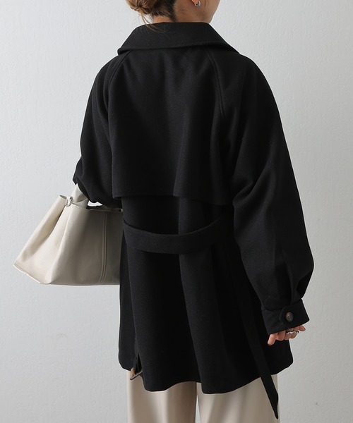 COLONY 2139（コロニートゥーワンスリーナイン）の「2WAYカラーミドルコート（トレンチコート・レディース・アイボリー/ブラウン/ブラック・FREE）」の15枚目の写真