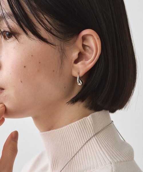 LOUNGEDRESS(ラウンジドレス)の「【GALENA/ガレナ】ティアドロップピアス(ピアス(両耳用)・レディース・シルバー/ゴールド・FREE)」の3枚目の写真