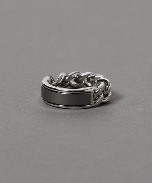 RAGEBLUE(レイジブルー)の「COMBINATION RING / コンビネーションリング(リング・メンズ・ブラック系その他/ベージュ系その他・FREE)」の4枚目の写真