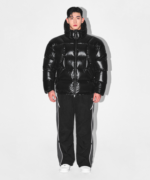 BORN TO WIN（ボーントゥウィン）の「SILVER B RIPSTOP PUFFER DOWN [BLACK]（ダウンジャケット/コート・メンズ・その他・1/2/3）」の3枚目の写真