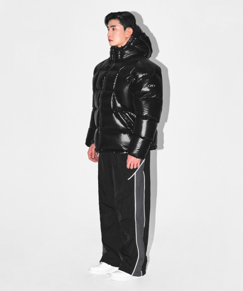 BORN TO WIN（ボーントゥウィン）の「SILVER B RIPSTOP PUFFER DOWN [BLACK]（ダウンジャケット/コート・メンズ・その他・1/2/3）」の4枚目の写真
