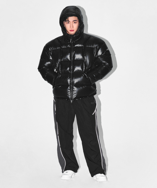 BORN TO WIN（ボーントゥウィン）の「SILVER B RIPSTOP PUFFER DOWN [BLACK]（ダウンジャケット/コート・メンズ・その他・1/2/3）」の7枚目の写真