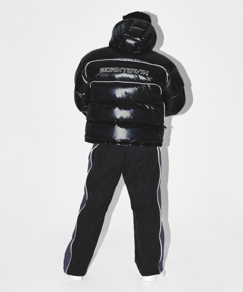 BORN TO WIN（ボーントゥウィン）の「SILVER B RIPSTOP PUFFER DOWN [BLACK]（ダウンジャケット/コート・メンズ・その他・1/2/3）」の8枚目の写真