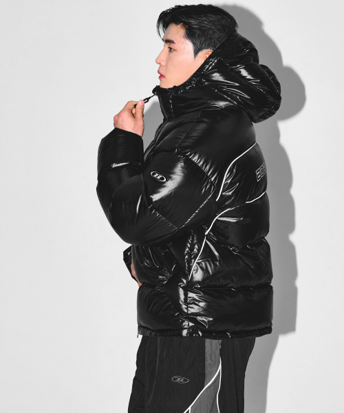 BORN TO WIN（ボーントゥウィン）の「SILVER B RIPSTOP PUFFER DOWN [BLACK]（ダウンジャケット/コート・メンズ・その他・1/2/3）」の9枚目の写真