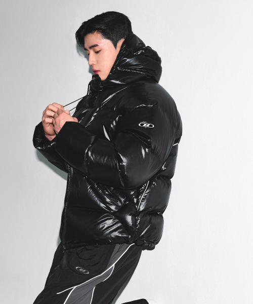 BORN TO WIN（ボーントゥウィン）の「SILVER B RIPSTOP PUFFER DOWN [BLACK]（ダウンジャケット/コート・メンズ・その他・1/2/3）」の10枚目の写真