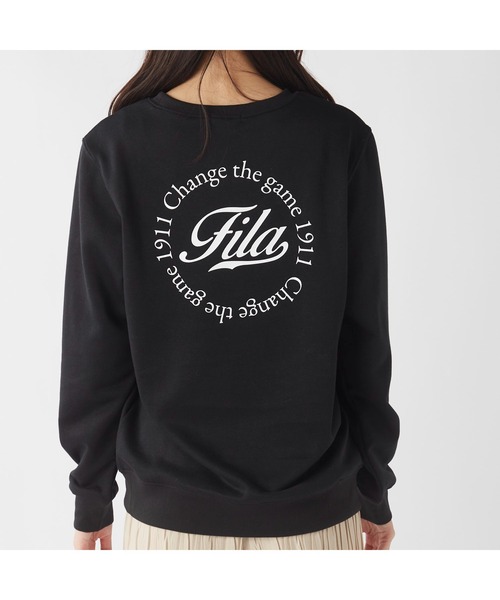 FILA GOLF(フィラゴルフ )の「FILA フィラ クルーネック 裏毛 スウェット トレーナー(スウェット・レディース・ブラック/杢グレー/ターコイズブルー・M/L/LL)」の21枚目の写真