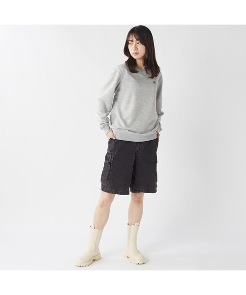 FILA GOLF(フィラゴルフ )の「FILA フィラ クルーネック 裏毛 スウェット トレーナー(スウェット・レディース・ブラック/杢グレー/ターコイズブルー・M/L/LL)」の12枚目の写真