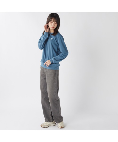 FILA GOLF(フィラゴルフ )の「FILA フィラ クルーネック 裏毛 スウェット トレーナー(スウェット・レディース・ブラック/杢グレー/ターコイズブルー・M/L/LL)」の17枚目の写真