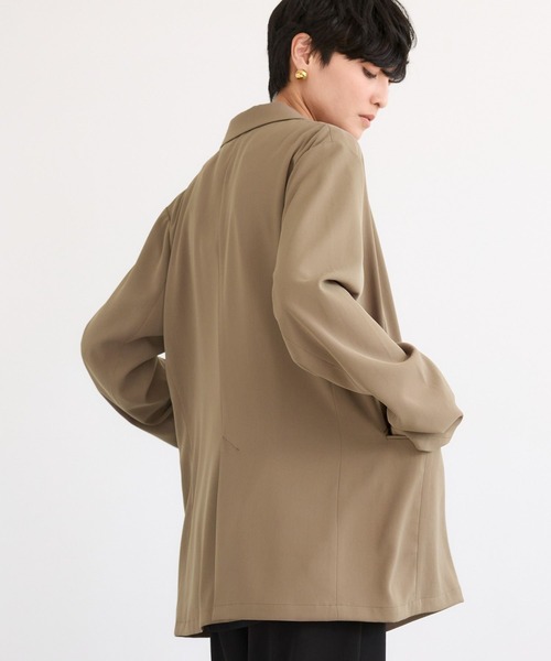 BARNYARDSTORM（バンヤードストーム）の「BARNYARDSTORM / NEWダブルクロスジャケット（テーラードジャケット・レディース・カーキ/ブラック/チャコールグレー・M/S）」の11枚目の写真