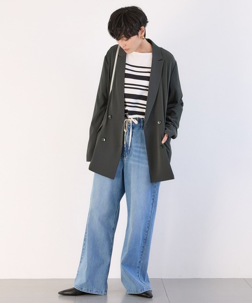 BARNYARDSTORM（バンヤードストーム）の「BARNYARDSTORM / NEWダブルクロスジャケット（テーラードジャケット・レディース・カーキ/ブラック/チャコールグレー・M/S）」の15枚目の写真