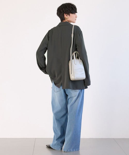 BARNYARDSTORM（バンヤードストーム）の「BARNYARDSTORM / NEWダブルクロスジャケット（テーラードジャケット・レディース・カーキ/ブラック/チャコールグレー・M/S）」の17枚目の写真