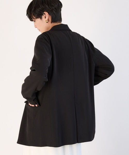 BARNYARDSTORM（バンヤードストーム）の「BARNYARDSTORM / NEWダブルクロスジャケット（テーラードジャケット・レディース・カーキ/ブラック/チャコールグレー・M/S）」の21枚目の写真