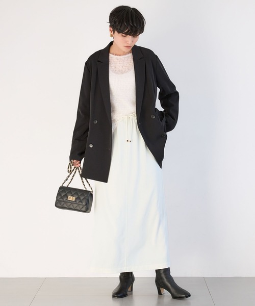 BARNYARDSTORM（バンヤードストーム）の「BARNYARDSTORM / NEWダブルクロスジャケット（テーラードジャケット・レディース・カーキ/ブラック/チャコールグレー・M/S）」の22枚目の写真