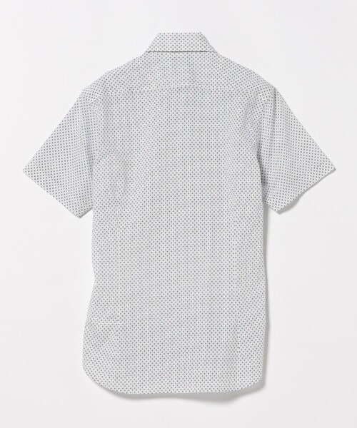 BEAMS HEART(ビームスハート)の「シアサッカー スクエアプリント柄 カッタウェイカラー シャツ 26SS【クールビズ】(シャツ/ブラウス・メンズ・ホワイト・MEDIUM/SMALL/LARGE/X-LARGE)」の10枚目の写真