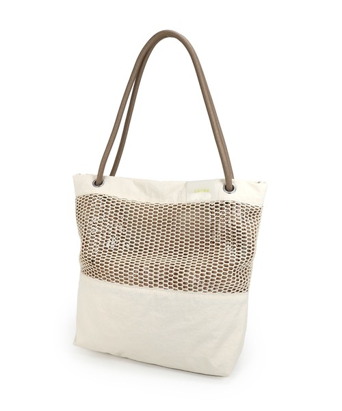 COLDE （コルデ）の「メッシュトートバッグ（トートバッグ・レディース・ネイビー/アイボリー/ブラック・FREE）」の10枚目の写真