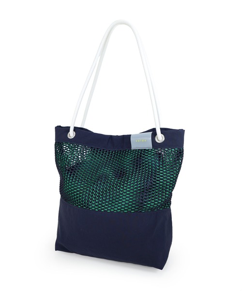 COLDE （コルデ）の「メッシュトートバッグ（トートバッグ・レディース・ネイビー/アイボリー/ブラック・FREE）」の12枚目の写真