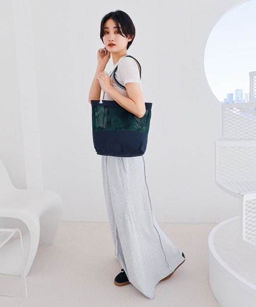 COLDE (コルデ)の「メッシュトートバッグ【詳細動画あり】(トートバッグ・レディース・ネイビー/アイボリー/ブラック・FREE)」の19枚目の写真