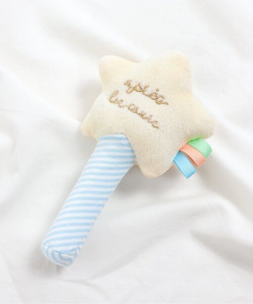 apres les cours（アプレレクール）の「ハート&星モチーフラトル（その他ベビー用品・キッズ・イエロー/レッド・FREE）」の2枚目の写真