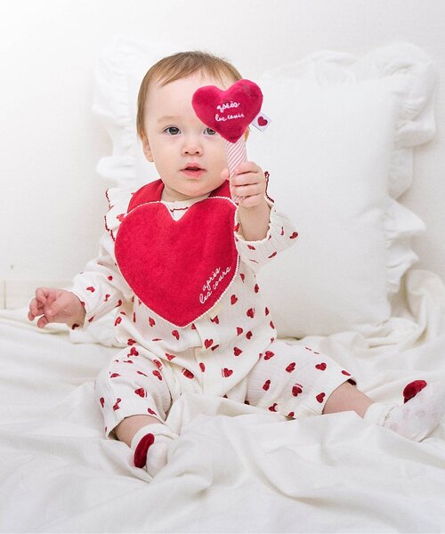 apres les cours（アプレレクール）の「ハート&星モチーフラトル（その他ベビー用品・キッズ・イエロー/レッド・FREE）」の3枚目の写真