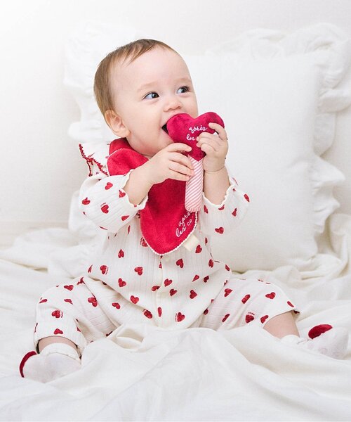 apres les cours（アプレレクール）の「ハート&星モチーフラトル（その他ベビー用品・キッズ・イエロー/レッド・FREE）」の4枚目の写真