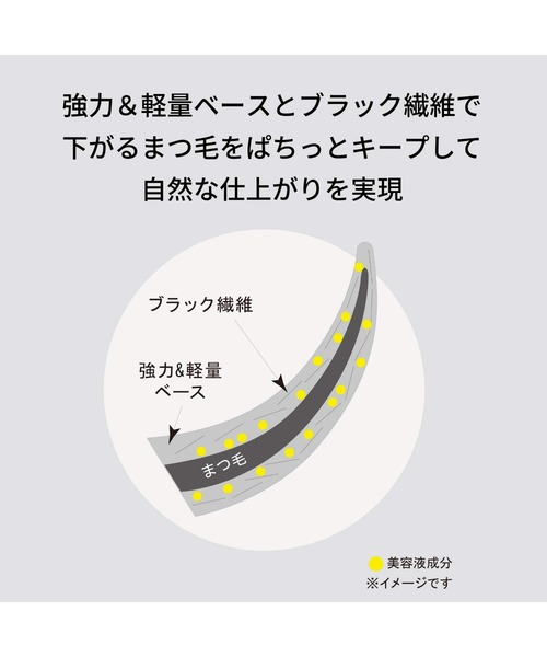 ettusais（エテュセ）の「エテュセ　マスカラベース（マスカラ・レディース・透明ブラック・FREE）」の7枚目の写真