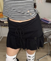 SHAGGIE（シャギー）の「ボーダーフリルミニスカート（スカート）」