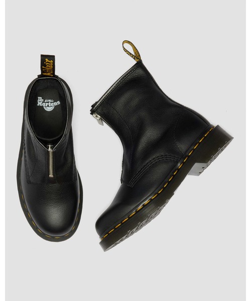 Dr. Martens(ドクターマーチン)の「Dr. Martens/ドクターマーチン 1460 フロント ジップ ジップ アップ ブーツ 42352001(ブーツ・メンズ・ブラック・UK7/UK8/UK9/UK6/UK4/UK3/UK5)」の2枚目の写真
