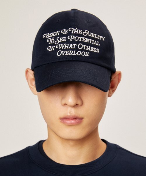 VISION STREET WEAR(ヴィジョンストリートウェア)の「VSW Wording Ball Cap Navy(キャップ・レディース・その他・FREE)」の3枚目の写真
