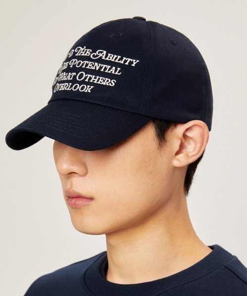 VISION STREET WEAR(ヴィジョンストリートウェア)の「VSW Wording Ball Cap Navy(キャップ・レディース・その他・FREE)」の4枚目の写真