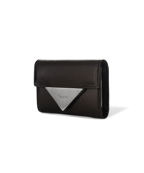 TRIANGLE DOZI WALLET - ESPRESSO（札入れ/マネークリップ）｜FENNEC