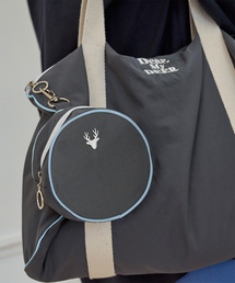 DEARMYDEER（ディアマイディア）の「Mini round pouch_ Grey（ポーチ）」