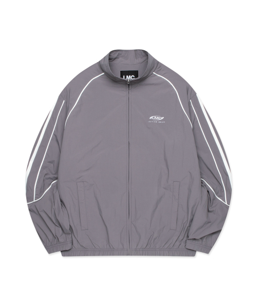 LMCの「PIPING LINE TRACK JACKET gray(ナイロンジャケット・レディース・その他・S/M/L)」の1枚目の写真