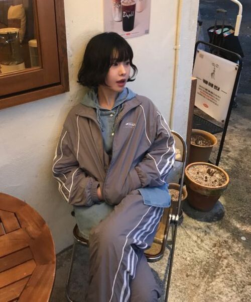 LMCの「PIPING LINE TRACK JACKET gray(ナイロンジャケット・レディース・その他・S/M/L)」の17枚目の写真