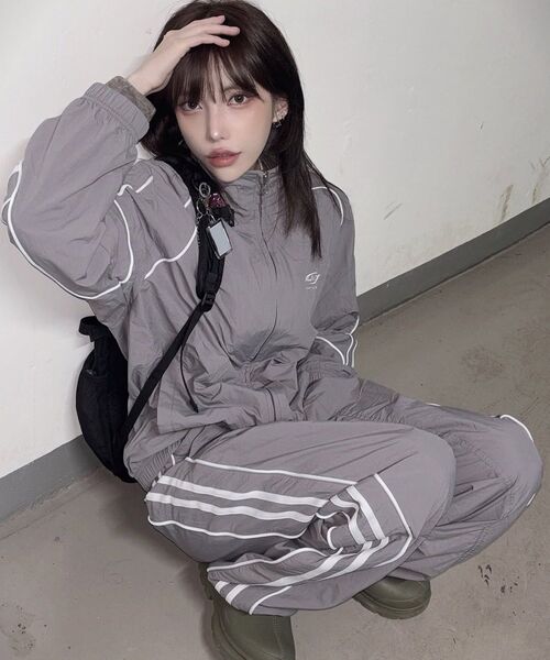 LMCの「PIPING LINE TRACK JACKET gray(ナイロンジャケット・レディース・その他・S/M/L)」の8枚目の写真