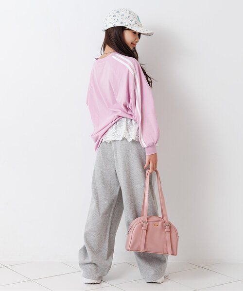 algy（アルジー）の「【セットアップ対応】スウェパン（スウェットパンツ・キッズ・アイボリー/ライム/グレー・160/150/140/130）」の5枚目の写真