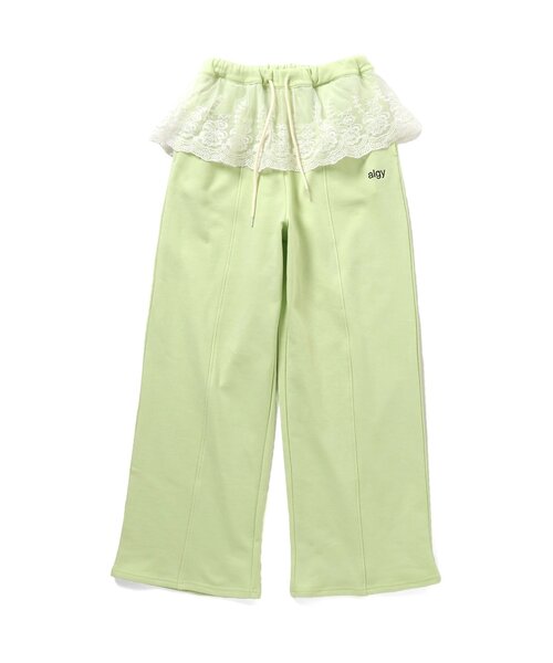 algy（アルジー）の「【セットアップ対応】スウェパン（スウェットパンツ・キッズ・アイボリー/ライム/グレー・160/150/140/130）」の15枚目の写真