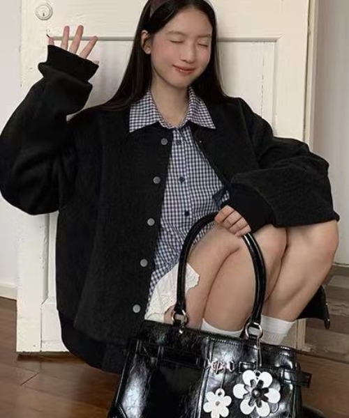 Achic(アシック)の「レース付きチェックシャツ(シャツ/ブラウス・レディース・ブルー・M)」の21枚目の写真