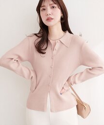 natural couture | くるみ釦リブニット(ニット/セーター)