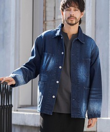 メンズのカバーオール（ブルー・ネイビー/青色系）ファッション通販