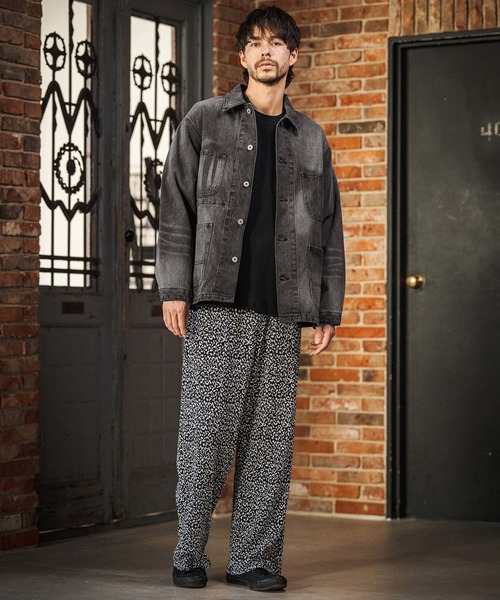 CAMBIO（カンビオ）の「mj11366- ブラスト加工デニムカバーオール(26047CM)（カバーオール・メンズ・ブラック/ブルー/ライトブルー・S/M/L）」の20枚目の写真