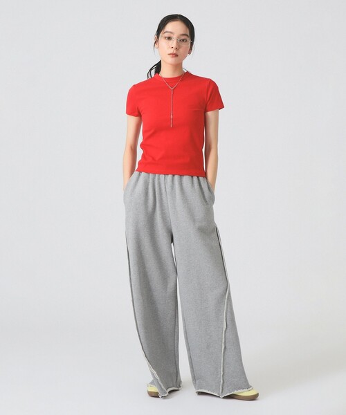 Ray BEAMS(レイビームス)の「【別注】PICCADILLY / リブ Tシャツ(Tシャツ/カットソー・レディース・レッド/ブラウン/プラム・ONE SIZE)」の19枚目の写真