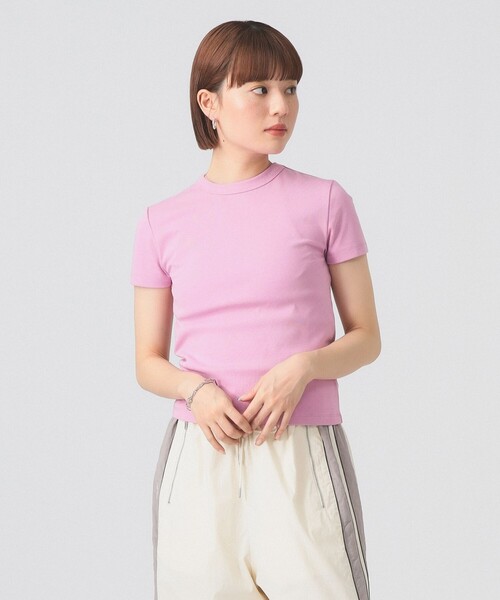 Ray BEAMS(レイビームス)の「【別注】PICCADILLY / リブ Tシャツ(Tシャツ/カットソー・レディース・レッド/ブラウン/プラム・ONE SIZE)」の12枚目の写真