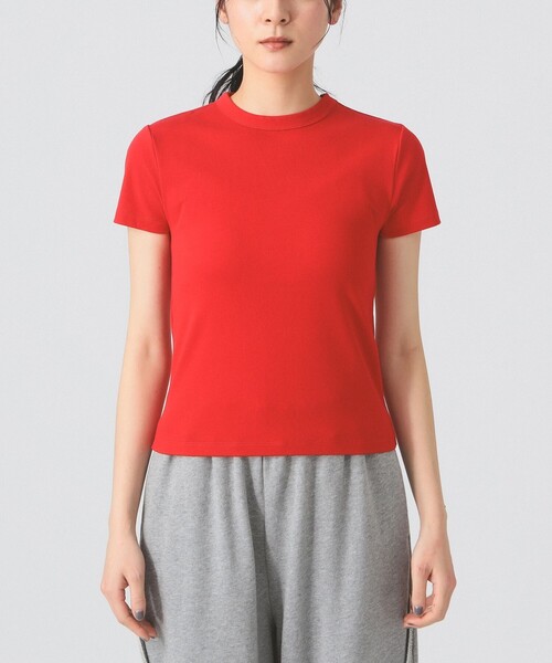 Ray BEAMS(レイビームス)の「【別注】PICCADILLY / リブ Tシャツ(Tシャツ/カットソー・レディース・レッド/ブラウン/プラム・ONE SIZE)」の11枚目の写真