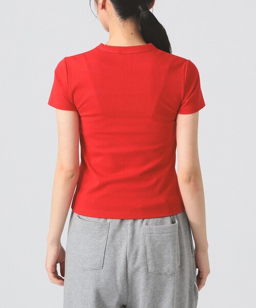 Ray BEAMS(レイビームス)の「【別注】PICCADILLY / リブ Tシャツ(Tシャツ/カットソー・レディース・レッド/ブラウン/プラム・ONE SIZE)」の9枚目の写真