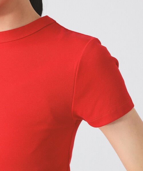 Ray BEAMS(レイビームス)の「【別注】PICCADILLY / リブ Tシャツ(Tシャツ/カットソー・レディース・レッド/ブラウン/プラム・ONE SIZE)」の7枚目の写真
