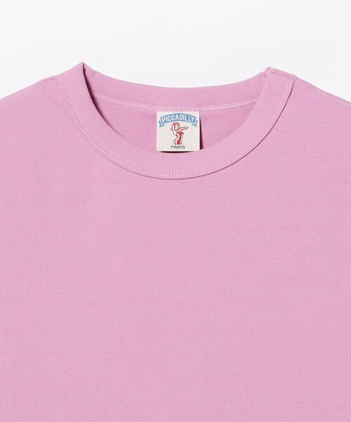 Ray BEAMS(レイビームス)の「【別注】PICCADILLY / リブ Tシャツ(Tシャツ/カットソー・レディース・レッド/ブラウン/プラム・ONE SIZE)」の4枚目の写真