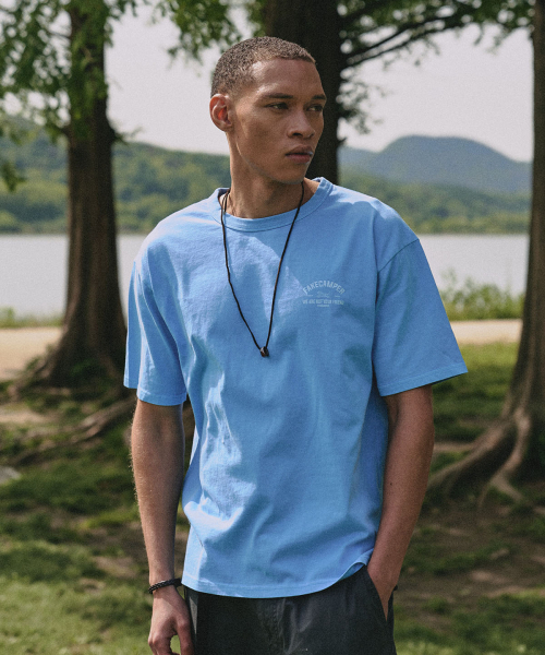 FAKE CAMPER（フェイクキャンパー）の「ピグメントタイガーオリジナルヴィンテージ半袖Tシャツ[BLUE]（Tシャツ/カットソー・メンズ・ブルー・SMALL/MEDIUM/LARGE/X-LARGE）」の2枚目の写真