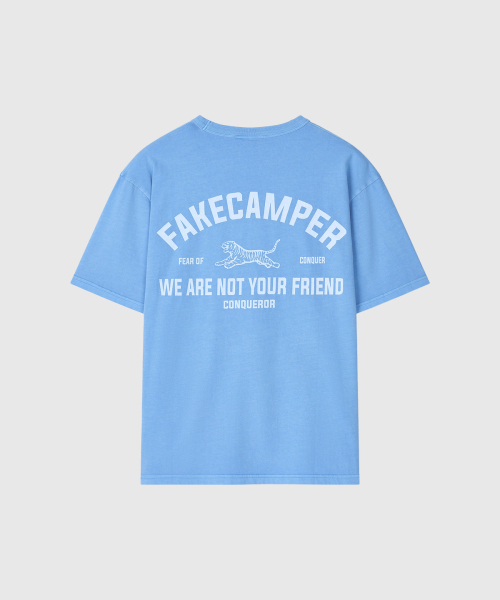 FAKE CAMPER（フェイクキャンパー）の「ピグメントタイガーオリジナルヴィンテージ半袖Tシャツ[BLUE]（Tシャツ/カットソー・メンズ・ブルー・SMALL/MEDIUM/LARGE/X-LARGE）」の8枚目の写真